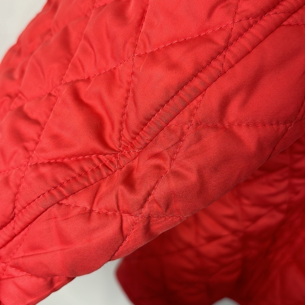 LL Bean Quilted Barn Riding Jacket Pink Coral Size XL - Picture 9 of 9